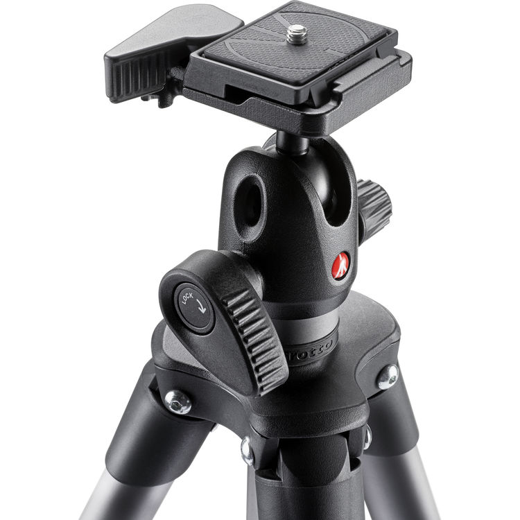 ขาตั้งกล้อง Manfrotto MKCOMPACTADVBH Compact Advanced Aluminum Tripod with Ball Head